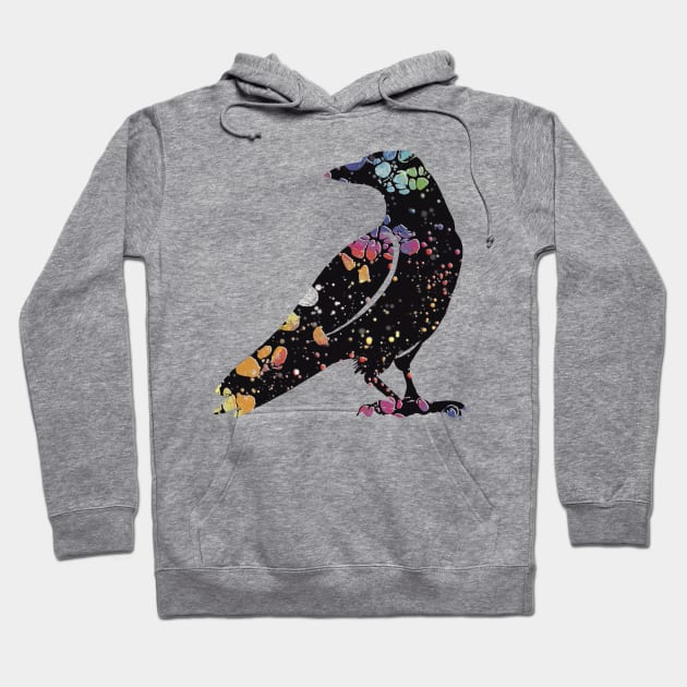 Rainbow Raven Hoodie by Shadowsantos